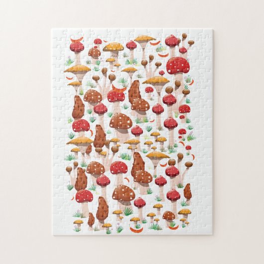 Niedliches Mushroom-Muster Puzzle (Vertikal)
