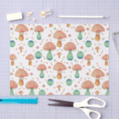 Niedliches Mushroom Muster Seidenpapier (Handwerk)