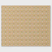 Niedliches Mushroom-Muster Wrapping Paper Roll Geschenkpapier (Flach)