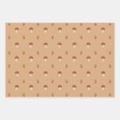 Niedliches Mushroom-Mustertrennpapier-Set Geschenkpapier Set (Vorderseite 3)