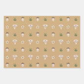 Niedliches Mushroom-Mustertrennpapier-Set Geschenkpapier Set (Vorderseite 2)