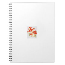 Niedliches Mushroom-Notebook
