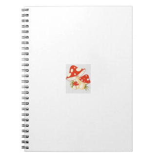 Niedliches Mushroom-Notebook Notizblock