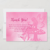 Niedliches Mushroom und Blume Kinderdusche Dankeskarte (Vorderseite)