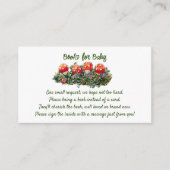 Niedliches Mushroom Woodland Babydusche Buchungsan Begleitkarte (Vorderseite)