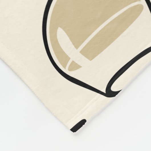 Niedliches Muster aus Weinglas Fleecedecke (Ecke)