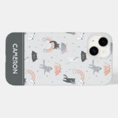 Niedliches Muster Case-Mate iPhone Hülle (Rückseite (Horizontal))