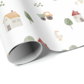 Niedliches Muster der Aquakultur Geschenkpapier (Rolleneckpunkt)