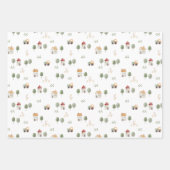 Niedliches Muster der Aquakultur Geschenkpapier Set (Vorderseite 2)