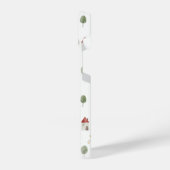 Niedliches Muster der Aquakultur iPhone Hülle (Linke Seite)