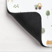 Niedliches Muster der Aquakultur Mousepad (Ecke)