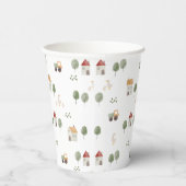 Niedliches Muster der Aquakultur Pappbecher (Rechts)