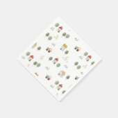 Niedliches Muster der Aquakultur Serviette (Ecke)