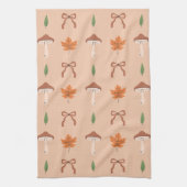 Niedliches Muster der Herbstbow Geschirrtuch (Vertikal)