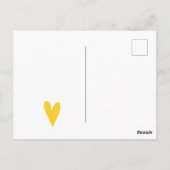 Niedliches Muster des Gelbhörnchens Postkarte (Rückseite)