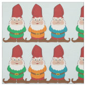 Niedliches Muster des Gnome-drei Stoff (Muster)