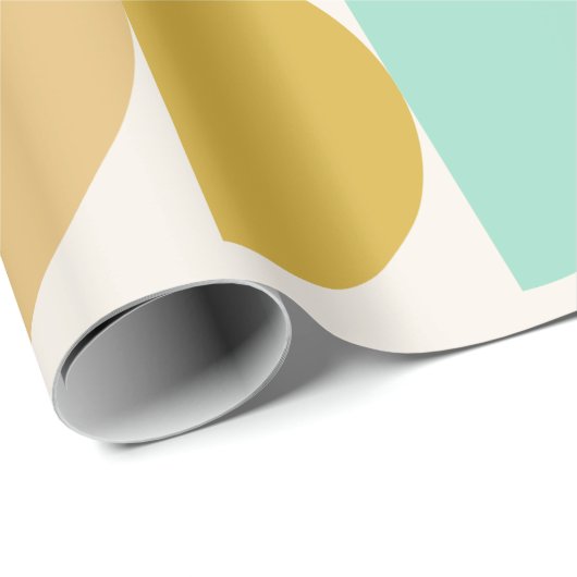 Niedliches Muster des Rainbow Geometric Geschenkpapier (Rolleneckpunkt)