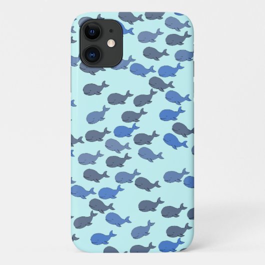 Niedliches Muster des Wals Case-Mate iPhone Hülle (Rückseite)