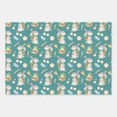 Niedliches Muster eines Tierklassenzimmers Geschenkpapier Set (Vorderseite 3)