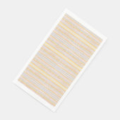 Niedliches Muster Farbstreifen Blau Serviette (Ecke)