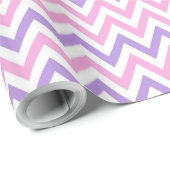 Niedliches Muster für einfache rosa und Lila geome Geschenkpapier (Rolleneckpunkt)