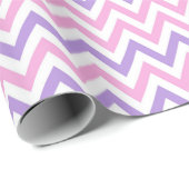 Niedliches Muster für einfache rosa und Lila geome Geschenkpapier (Rolleneckpunkt)