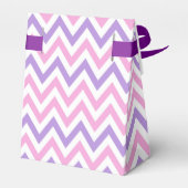 Niedliches Muster für einfache rosa und Lila geome Geschenkschachtel (Rückseite)