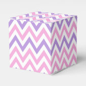 Niedliches Muster für einfache rosa und Lila geome Geschenkschachtel (Vorderseite)