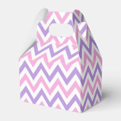Niedliches Muster für einfache rosa und Lila geome Geschenkschachtel (Rückseite)
