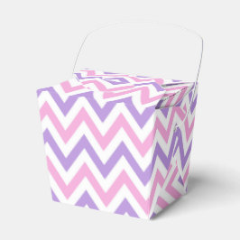 Niedliches Muster für einfache rosa und Lila geome Geschenkschachtel