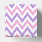 Niedliches Muster für einfache rosa und Lila geome Geschenkschachtel (Oben)