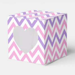 Niedliches Muster für einfache rosa und Lila geome Geschenkschachtel