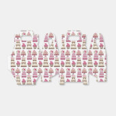 Niedliches Muster für gestaffelte Hochzeiten Geschenkschachtel (Ungefaltet)