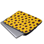 Niedliches Muster für Liebhaber Hundebüt Laptopschutzhülle (Vorne Knopf)