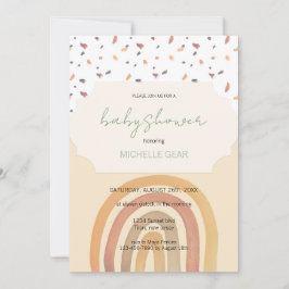 Niedliches Muster für Rainbow Pastors Einladung