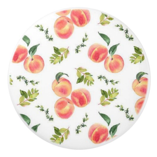 Niedliches Muster für Wasserfarben Keramikknauf (Vorderseite)