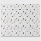 Niedliches Muster Geschenkpapier (Flach)