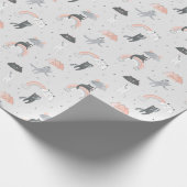Niedliches Muster Geschenkpapier (Ecke)