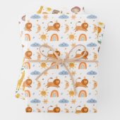 Niedliches Muster Geschenkpapier Set (Beispiel)