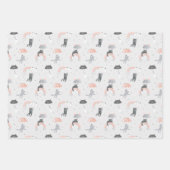 Niedliches Muster Geschenkpapier Set (Vorderseite 3)