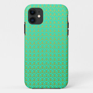 Niedliches Muster Gold über Mini Green Case-Mate iPhone Hülle