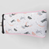 Niedliches Muster Golf Headcover (Vorderseite)