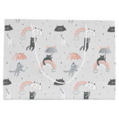 Niedliches Muster Große Geschenktüte (Rückseite)