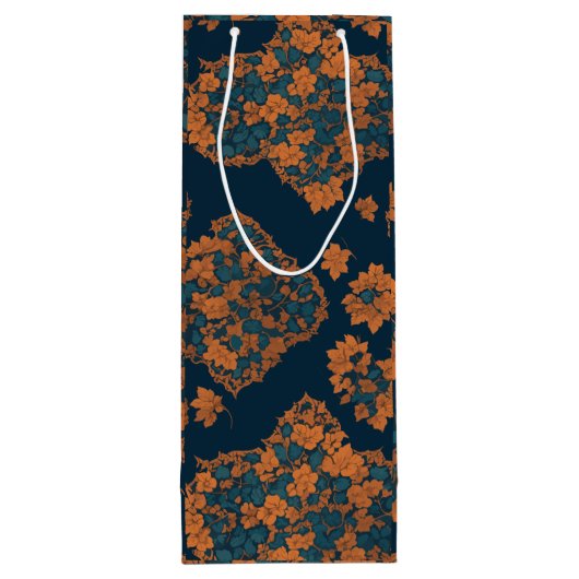 Niedliches Muster Halloween-Geschenktasche Geschenktüte Für Weinflaschen (Rückseite)