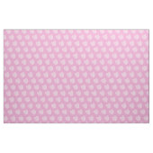 Niedliches Muster in Rosa und Weiß Stoff (Yard (91,4 cm))