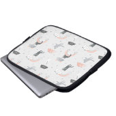 Niedliches Muster Laptopschutzhülle (Vorne Knopf)