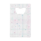 Niedliches Muster mit Hunden Geldkarten Flaschenöffner (Vorderseite)