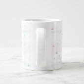 Niedliches Muster mit Hunden Jumbo-Tasse (Rückseite)