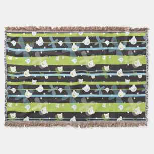 Niedliches Muster mit wenigen Bären Decke