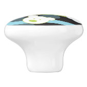 Niedliches Muster mit wenigen Bären Keramikknauf (Seitenansicht)